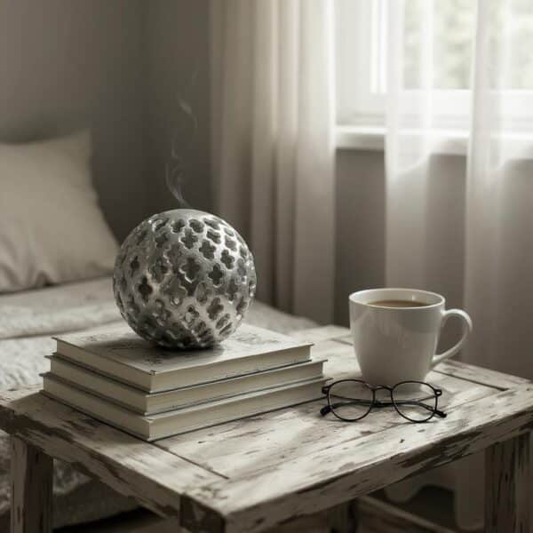 8" SILVER METAL CUT-OUT ORB - Image 2