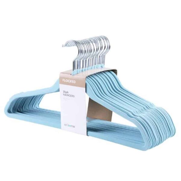LIGHT BLUE VELVET HANGERS