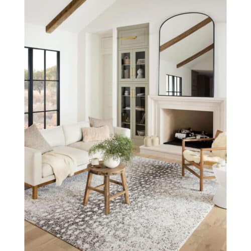 BLISS SHAG COLLECTION, GREY & WHITE 9’3″ x 13′