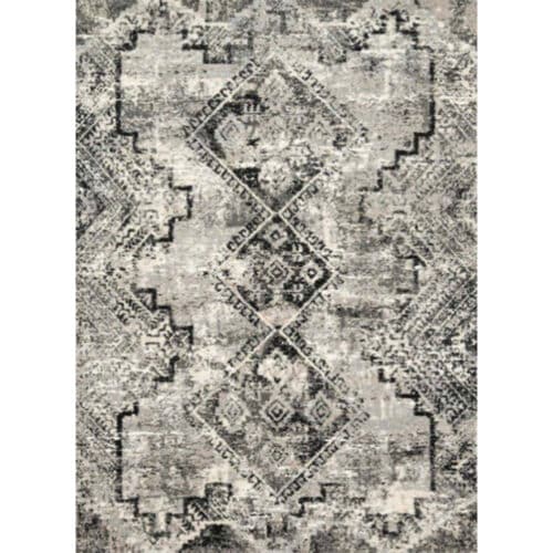 VIERA GREY & BLACK, 5’3″ x 7’7″