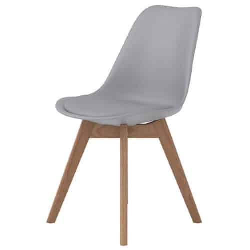 CABALLO DINING SIDE CHAIR, GREY, 2 PER BOX, PRICED EACH