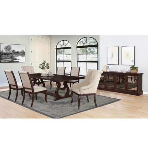 BROCKWAY ANTIQUE JAVA DINING TABLE