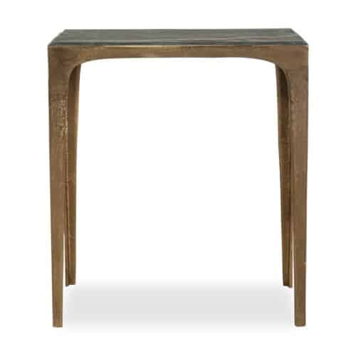 ANTIQUE BRASS ACCENT TABLE