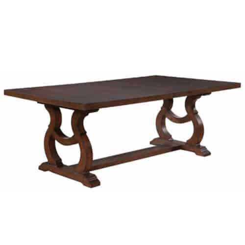 BROCKWAY ANTIQUE JAVA DINING TABLE