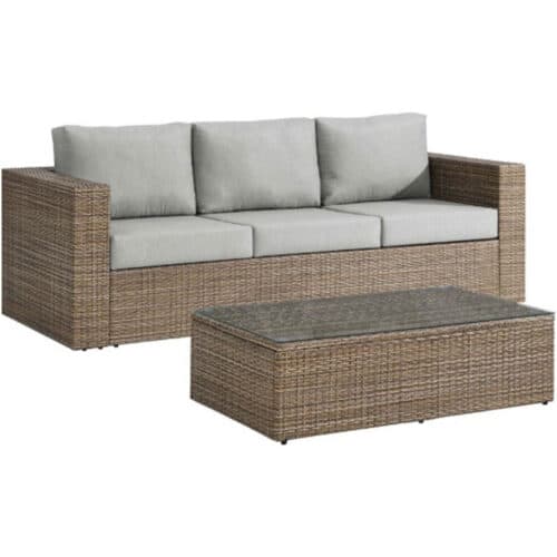 2 PC PATIO FURNITURE SET