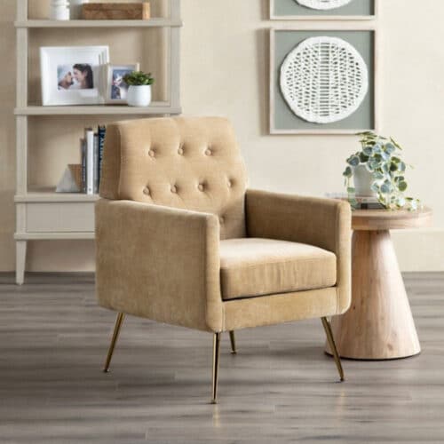 MUSTARD ACCENT CHAIR