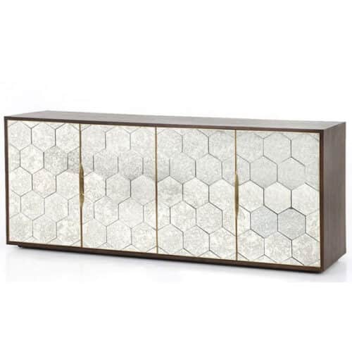 ANTIQUE MIRROR SIDEBOARD