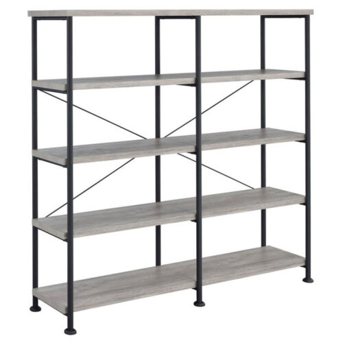 ANALIESE DRIFTWOOD GREY BOOKCASE