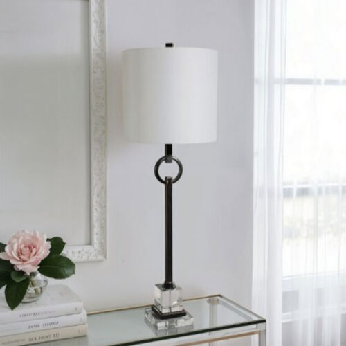 35″ PADUA CRYSTAL BASE TABLE LAMP
